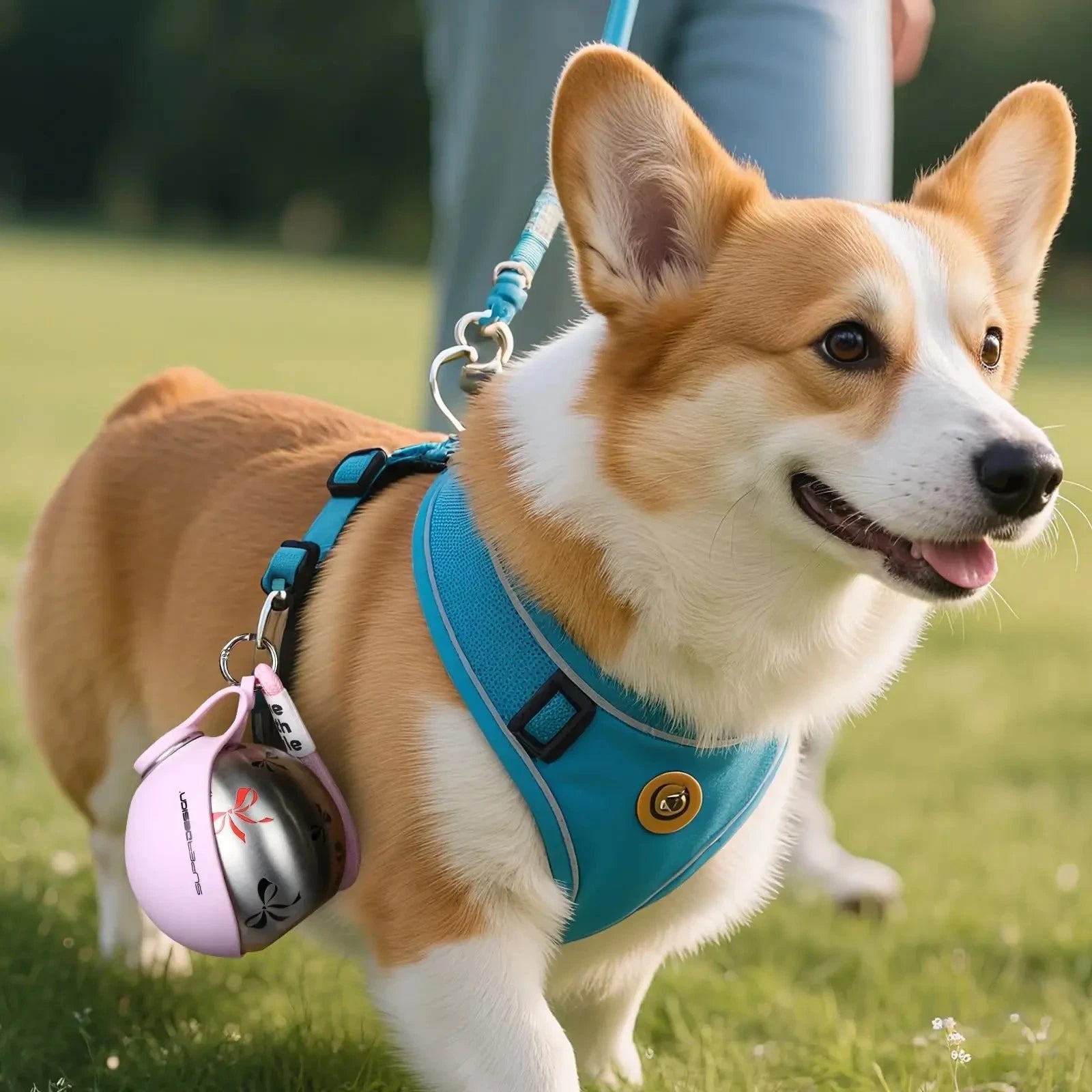 A stylish hydration solution for your dog.